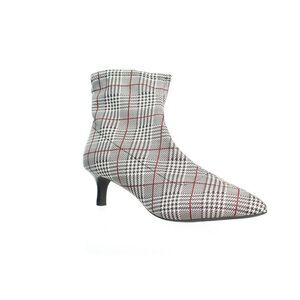Rockport Womens Alaiya Black Plaid Ankle Boots Size 8 Medium (B, M)